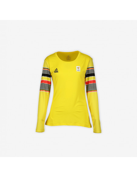 Peak Vrouwen-T-shirt met lange mouwen - Team Belgium
