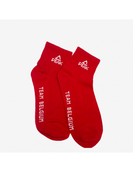 Chaussettes basses Peak - Team Belgium  - Pack de quatre paires